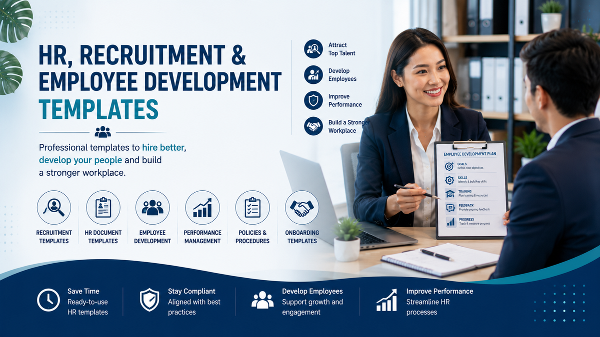 HR, Recruitment & Employee Development Templates
