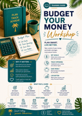 Budgeting Workshop Learner Guide Template | Editable Personal Finance & Money Management Training Workbook