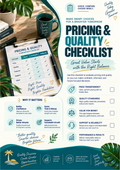 Pricing & Quality Checklist