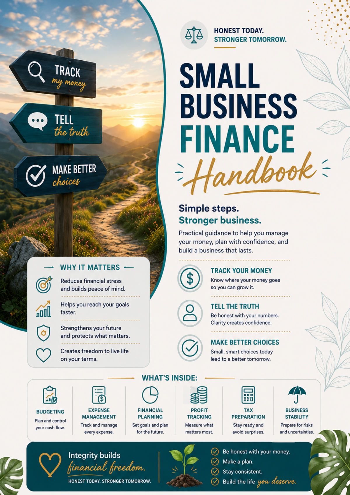 Financial Honesty Check Workbook Template | Editable Personal Finance & Money Management Self-Assessment Guide