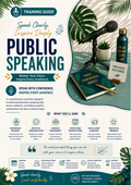 Public Speaking 6-Hour Workshop Trainer Guide | Presentation Skills Training Manual, Communication Workshop Resource & Leadership Development Guide