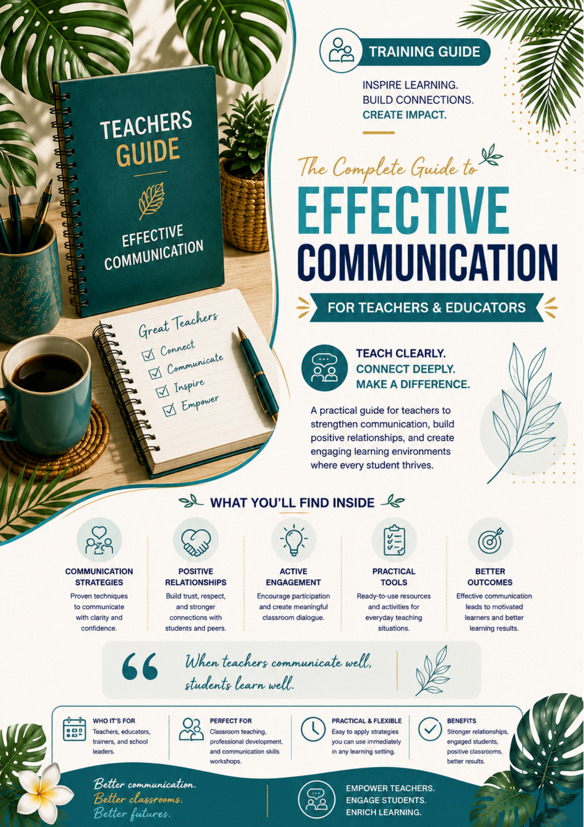 Teachers Guide – Effective Communication | Classroom Communication Skills Training Workbook for Educators