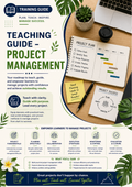 Project Management Teaching Guide Template | Editable Project Planning & Leadership Training Guide