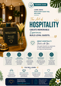 Hospitality Learner’s Guide Template | Hospitality Training Workbook for Customer Service & Guest Experience